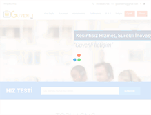 Tablet Screenshot of guvenlisms.com